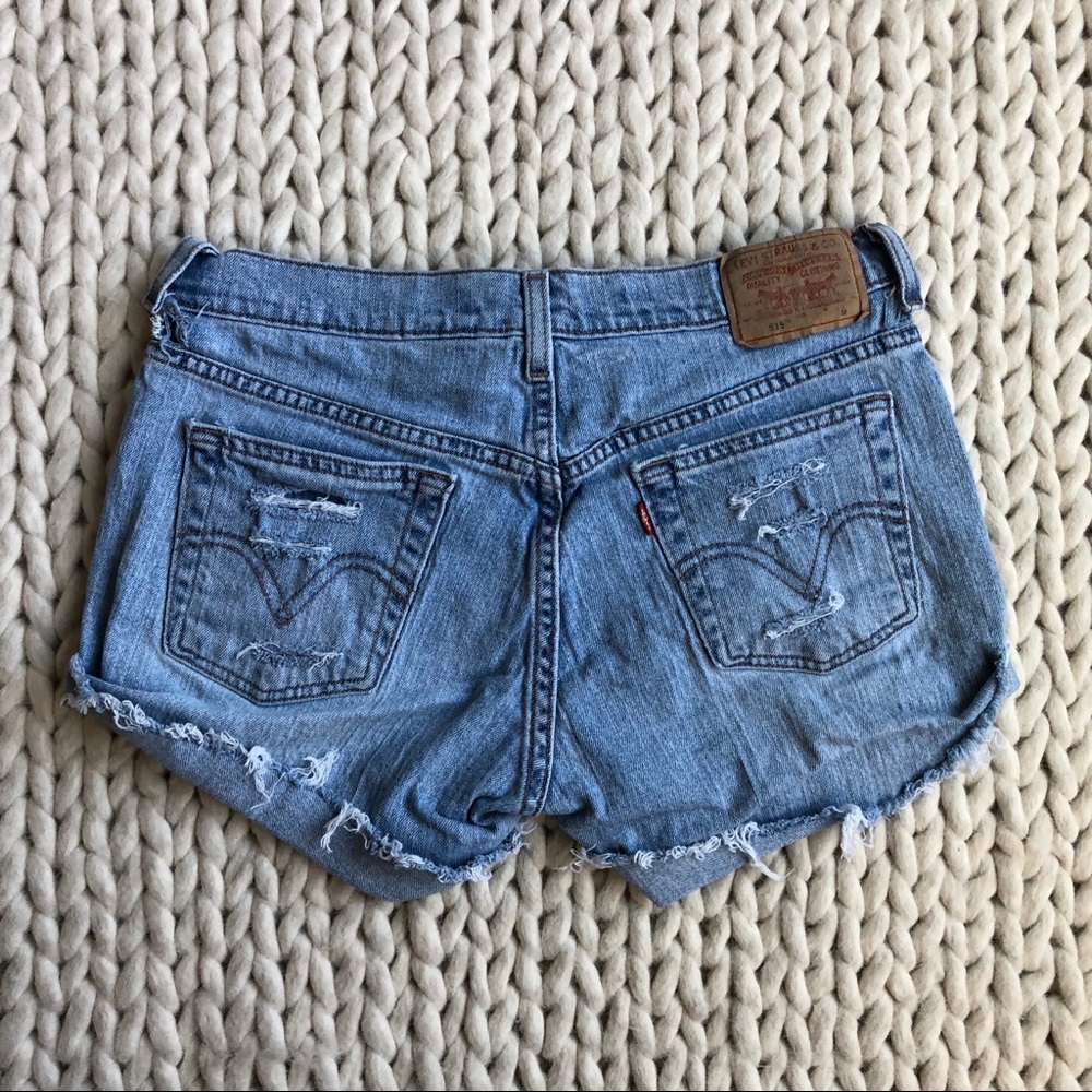 3 for $25 SALE Levi’s Distressed Denim Jean Shorts